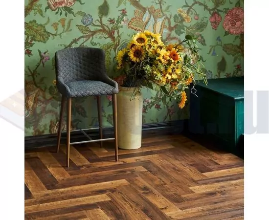 Виниловая плитка Vinilam Parquet Herringbone Паркет Парижский IS11155, изображение 3