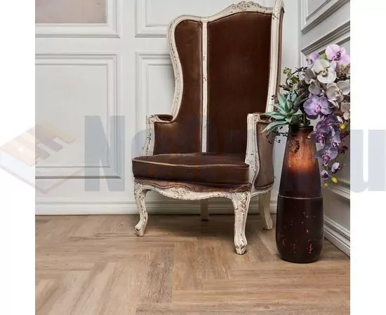 Виниловая плитка Vinilam Parquet Herringbone Паркет Северный IS11133, изображение 3