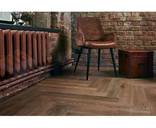 Виниловая плитка Vinilam Parquet Herringbone Венецианский Паркет IS11199, изображение 3