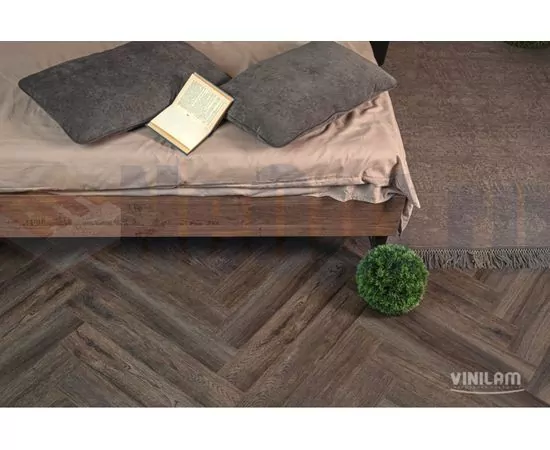 Виниловая плитка Vinilam Parquet Herringbone Паркет Донателло IS11211, изображение 4