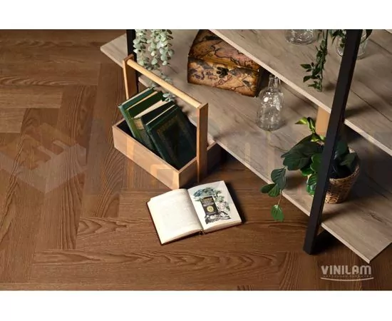 Виниловая плитка Vinilam Parquet Herringbone Паркет Винсент IS11200