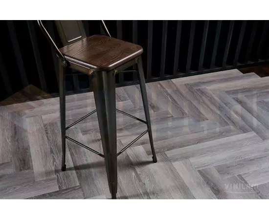 Виниловая плитка Vinilam Parquet Herringbone Микеланджело Паркет IS11144, изображение 2