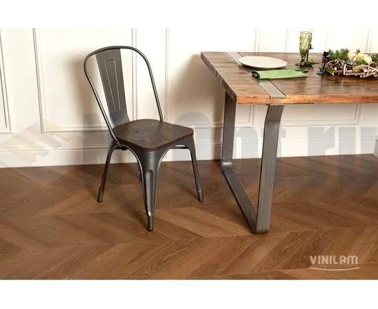 Виниловая плитка Vinilam Parquet Chevron Шеврон Плезир I1651102