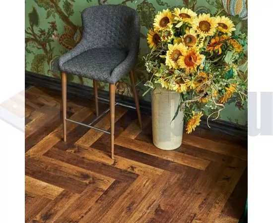 Виниловая плитка Vinilam Parquet Herringbone Паркет Парижский IS11155, изображение 6