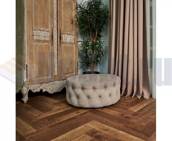 Виниловая плитка Vinilam Parquet Herringbone Паркет Версальский IS11177