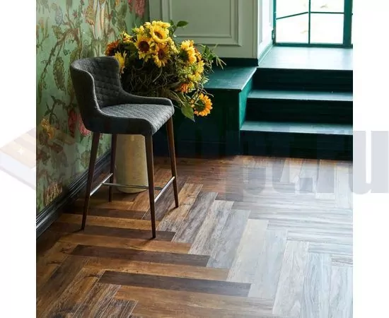 Виниловая плитка Vinilam Parquet Herringbone Паркет Парижский IS11155, изображение 5