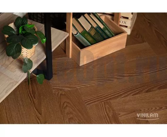 Виниловая плитка Vinilam Parquet Herringbone Паркет Винсент IS11200, изображение 4