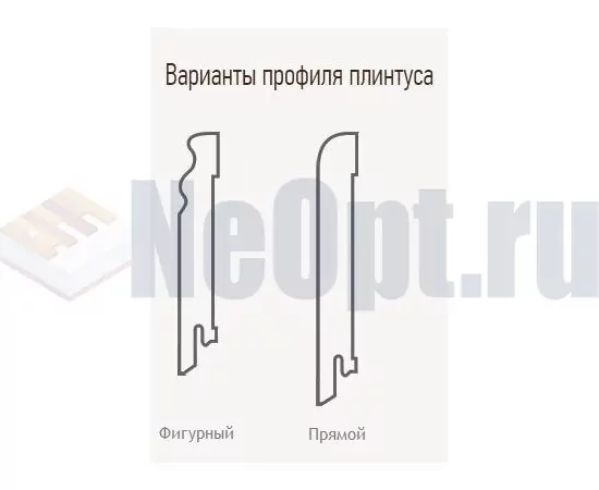 Плинтус шпонированный Finitura Decor 0016, изображение 2