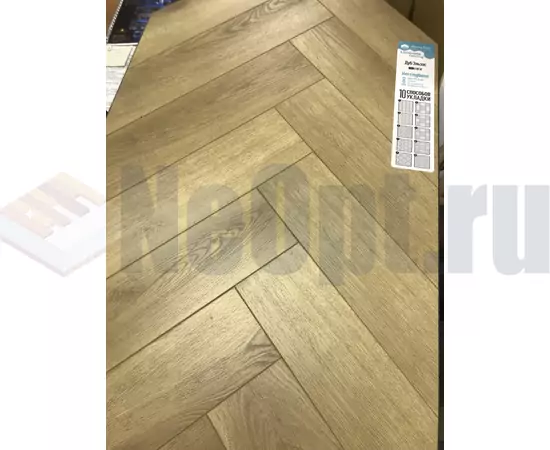 Ламинат Alpin Floor Herringbone Дуб Эльзас  LF102-02, изображение 2